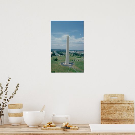 Das Washington Monument, gebaut 1848-85 Poster (Küche)