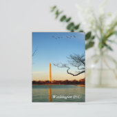 Das Washington Monument Postkarte (Stehend Vorderseite)