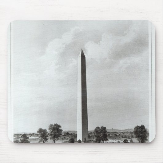 Das Washington-Monument und die Umgebungen Mousepad (Vorne)