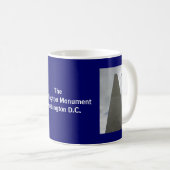 Das Washington-Monument, Washington DC Kaffeetasse (VorderseiteRechts)