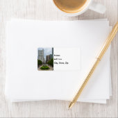 Das Washington Street Address Label Adressaufkleber (Insitu)