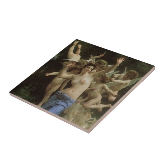 Das Wasp-Nest von William Adolphe Bouguereau Fliese (Seite)