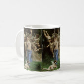 Das Wasp-Nest von William Adolphe Bouguereau Kaffeetasse (Vorderseite Links)