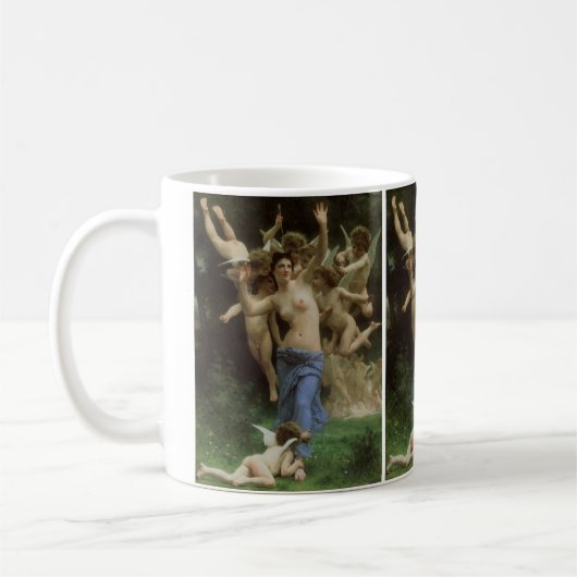 Das Wasp-Nest von William Adolphe Bouguereau Kaffeetasse (Links)