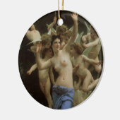 Das Wasp-Nest von William Adolphe Bouguereau Keramikornament (Links)
