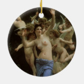 Das Wasp-Nest von William Adolphe Bouguereau Keramikornament (Hinten)