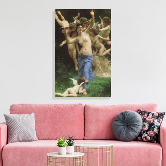 Das Wasp-Nest von William Adolphe Bouguereau Leinwanddruck (Insitu (Wohnzimmer))