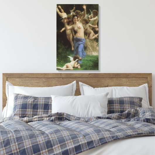 Das Wasp-Nest von William Adolphe Bouguereau Leinwanddruck (Insitu (Schlafzimmer))