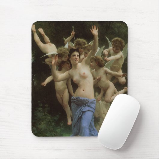 Das Wasp-Nest von William Adolphe Bouguereau Mousepad (Mit Mouse)