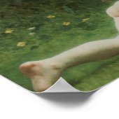 Das Wasp-Nest von William Adolphe Bouguereau Poster (Ecke)