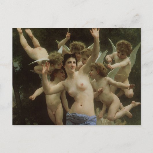 Das Wasp-Nest von William Adolphe Bouguereau Postkarte (Vorderseite)