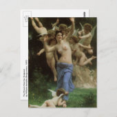 Das Wasp-Nest von William Adolphe Bouguereau Postkarte (Vorne/Hinten)