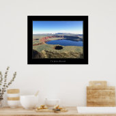 Das Wasser darunter Poster (Küche)