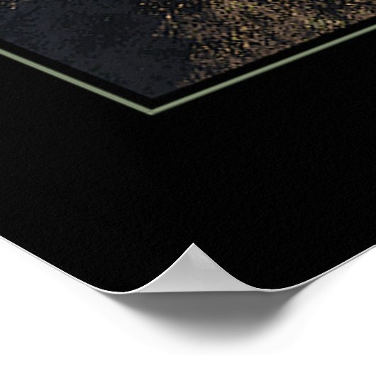 Das Wasser darunter Poster (Ecke)