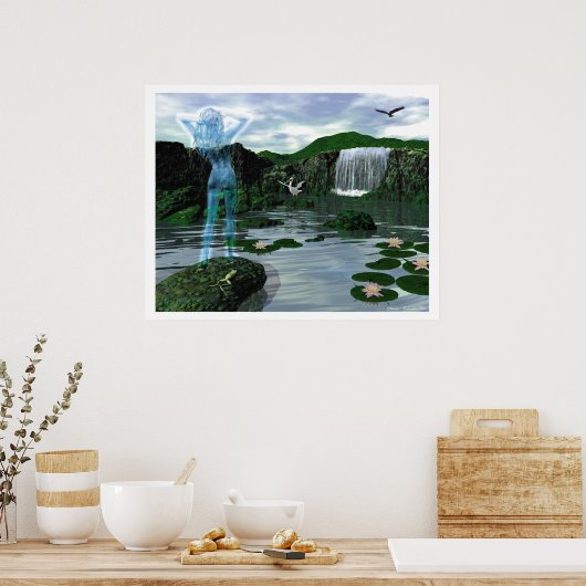 Das Wasser der Deva Poster (Küche)