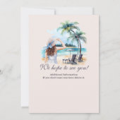 Das Wasser für Frauen im Ruhestand Einladung (Rückseite)