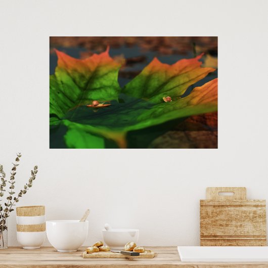 Das Wasser ist breit Poster (Küche)