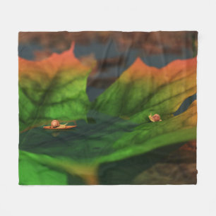 Das Wasser ist breit und das Vlies blau Fleecedecke