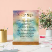 Das Wasserfarbenkreuz des Herrn Acrylschild (Hochzeit)