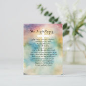 Das Wasserfarbenkreuz des Herrn Postkarte (Stehend Vorderseite)