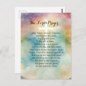 Das Wasserfarbenkreuz des Herrn Postkarte (Vorne/Hinten)