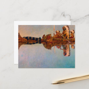Das Wassergrab von Newell Convers Wyeth Feiertagspostkarte