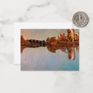 Das Wassergrab von Newell Convers Wyeth Mitteilungskarte