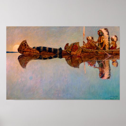 Das Wassergrab von Newell Convers Wyeth Poster (Vorne)