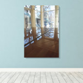 Das Wasserhahn Leinwanddruck (Insitu (Holzboden))