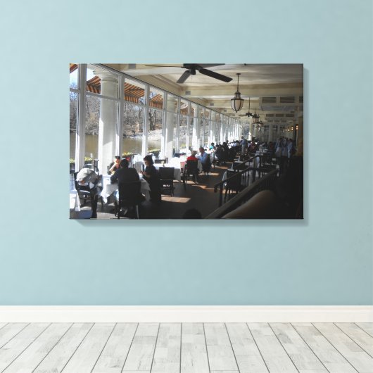 Das Wasserhahn Leinwanddruck (Insitu (Holzboden))