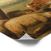 Das Wasserloch Poster (Ecke)