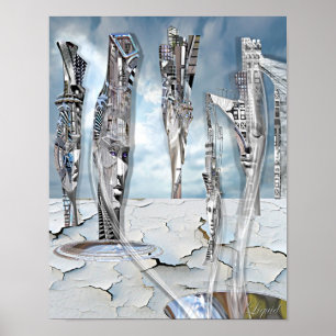 Das Wasserloch (Print) Poster