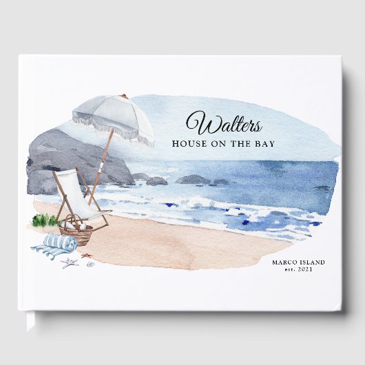 Das Wassersportzentrum am Strand Gästebuch (Vorderseite)