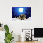 Das Watcher Wolf Poster (Heimbüro)