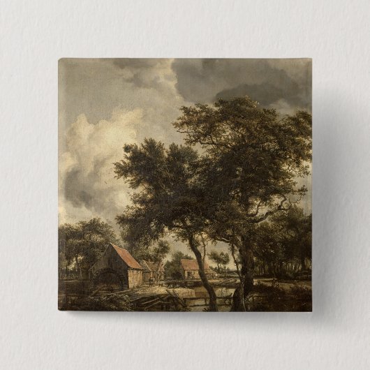Das Watermill, c.1660 Button (Vorderseite)