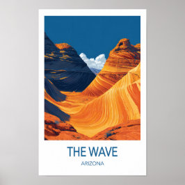 Das Wave-Reiseposter, Arizona Poster