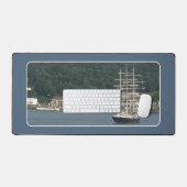 Das Waverley Paddle Steamer und das Tall Ship Schreibtischunterlage (Tastatur & Maus)
