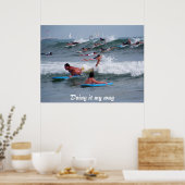 Das Waves_ Poster_by Elenne Boothe antreffen Poster (Küche)