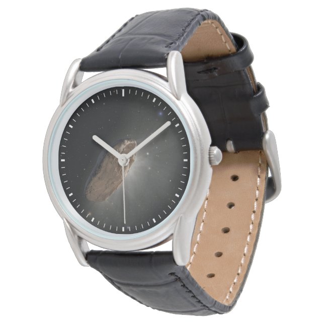 Das Wayward Interstellar Objekt Oumuamua. Armbanduhr (Schrägansicht)