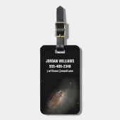 Das Wayward Interstellar Objekt Oumuamua. Gepäckanhänger (Vorderseite vertikal)