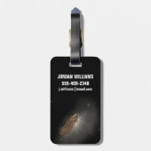 Das Wayward Interstellar Objekt Oumuamua. Gepäckanhänger (Rückseite vertikal)