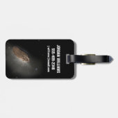 Das Wayward Interstellar Objekt Oumuamua. Gepäckanhänger (Rückseite horizontal)