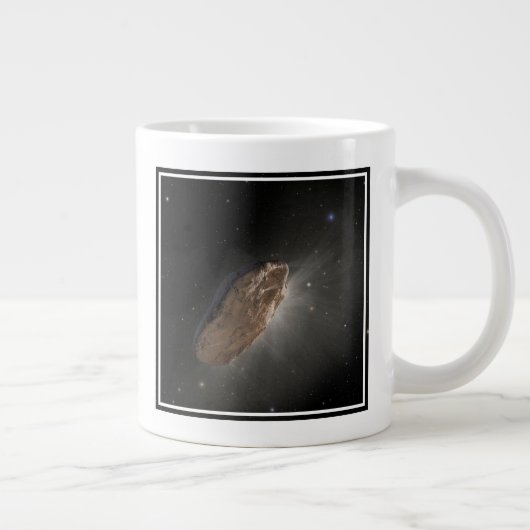 Das Wayward Interstellar Objekt Oumuamua. Jumbo-Tasse (Rechts)
