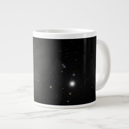 Das Wayward Interstellar Objekt Oumuamua. Jumbo-Tasse (Vorderseite Rechts)