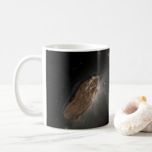 Das Wayward Interstellar Objekt Oumuamua. Kaffeetasse