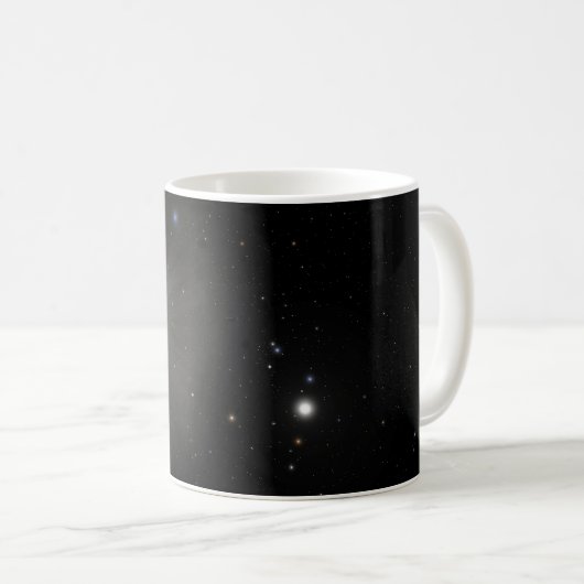 Das Wayward Interstellar Objekt Oumuamua. Kaffeetasse (VorderseiteRechts)