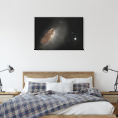 Das Wayward Interstellar Objekt Oumuamua. Leinwanddruck (Insitu (Schlafzimmer))