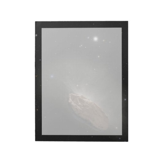 Das Wayward Interstellar Objekt Oumuamua. Notizblock (Rotiert)