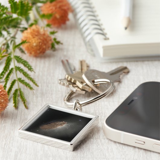 Das Wayward Interstellar Objekt Oumuamua. Schlüsselanhänger (Seite)