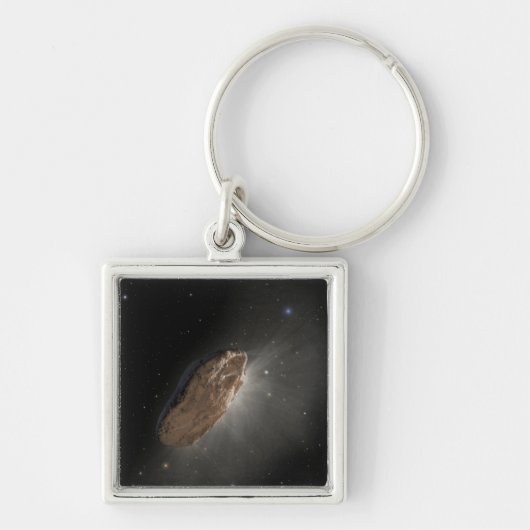 Das Wayward Interstellar Objekt Oumuamua. Schlüsselanhänger (Vorne)